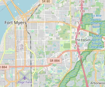 Area schools map